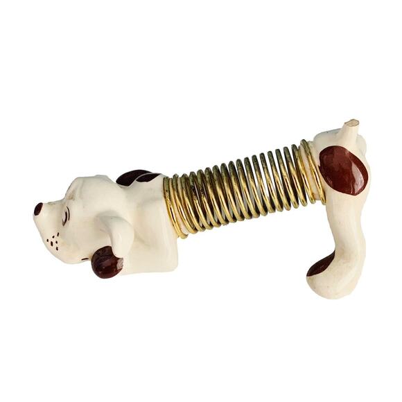 Miramar California Ceramic Dog Letter Holder #893 Mid Century Retro Vintage - Picture 1 of 12